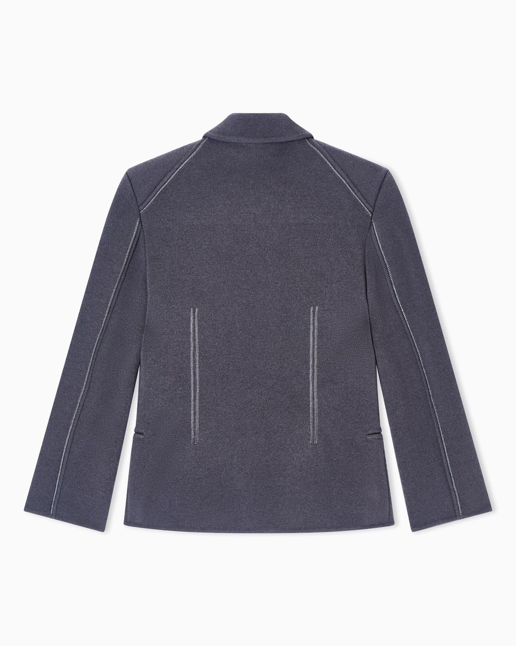 Giorgio Armani Blue Single-Breasted Short Jacket
