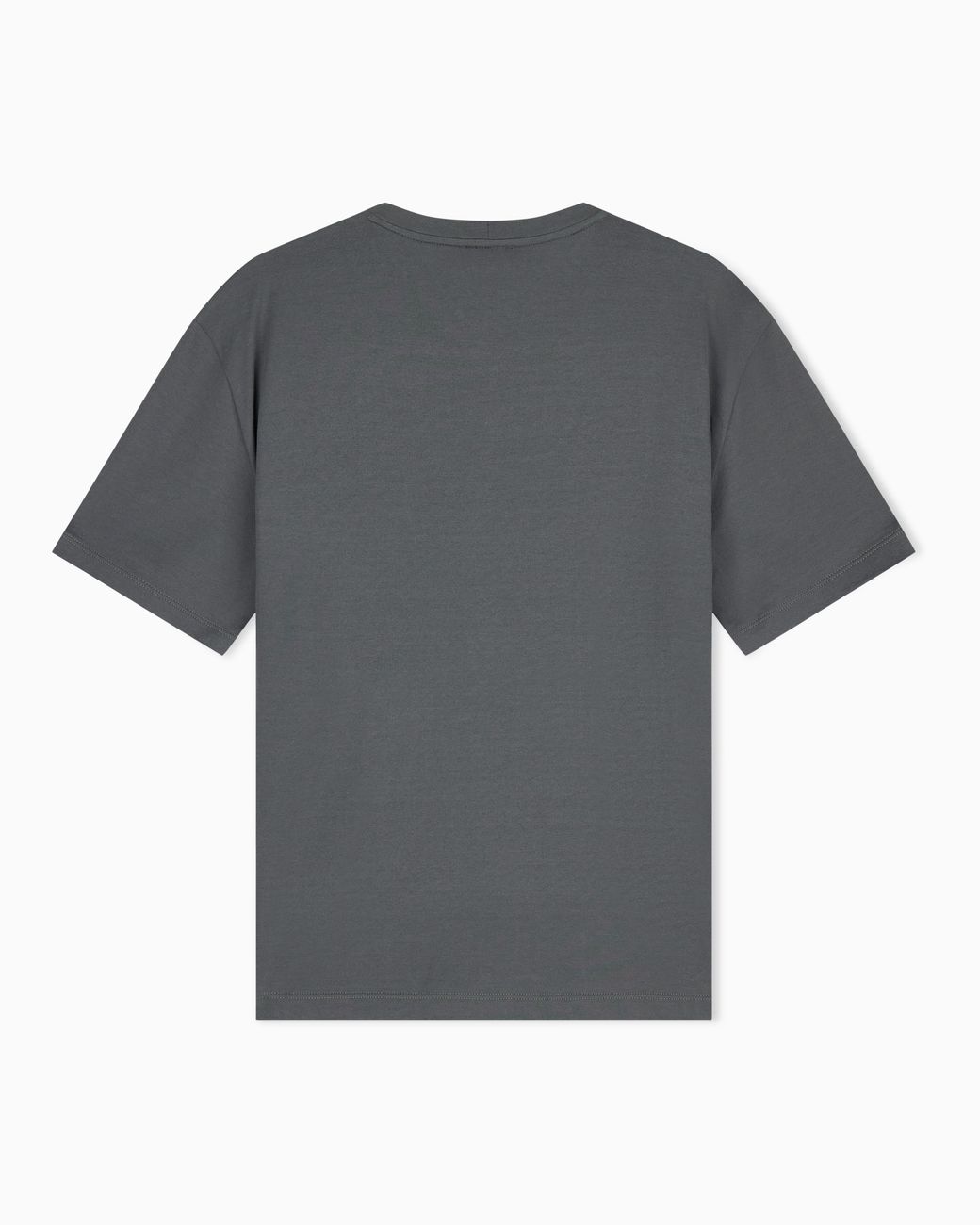 Giorgio Armani Gray T Shirt Cotton Jersey Regular Fit for men