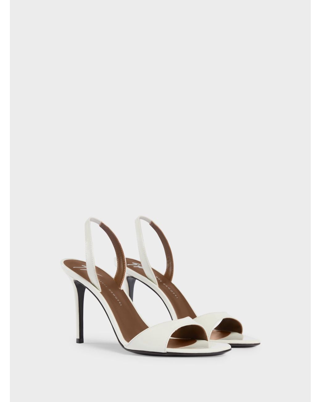 Giuseppe Zanotti White Lilibeth Sandal 90