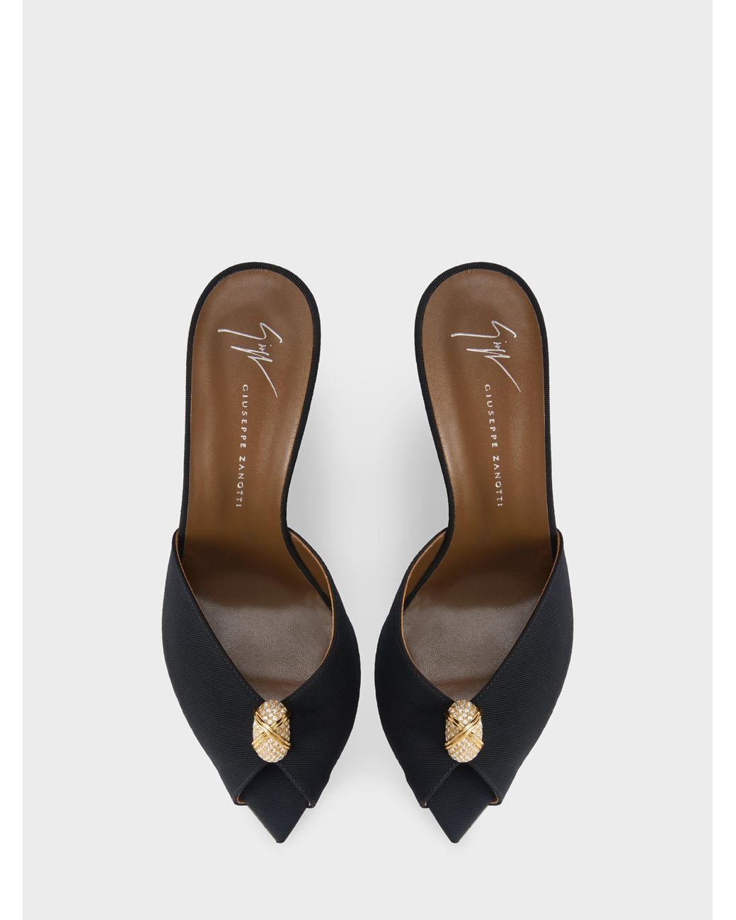Giuseppe Zanotti Black Intriigo Cocktail Mule 90