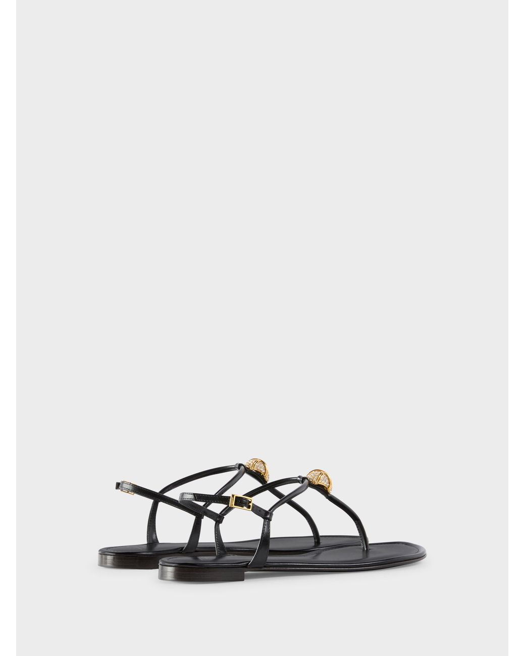 Giuseppe Zanotti Natural Cocktail Flat Sandal