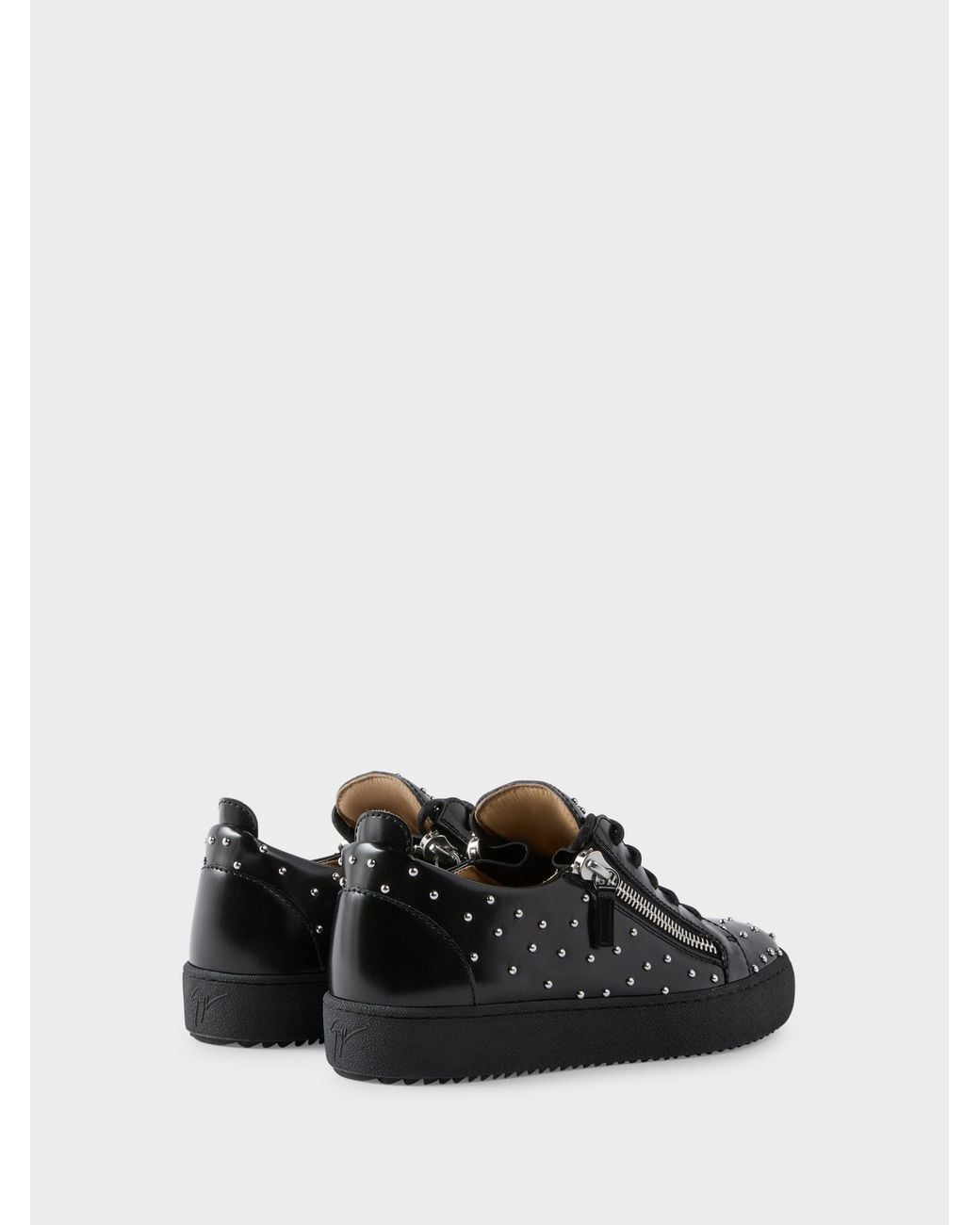Giuseppe Zanotti Black Frankie Studs Sneaker for men