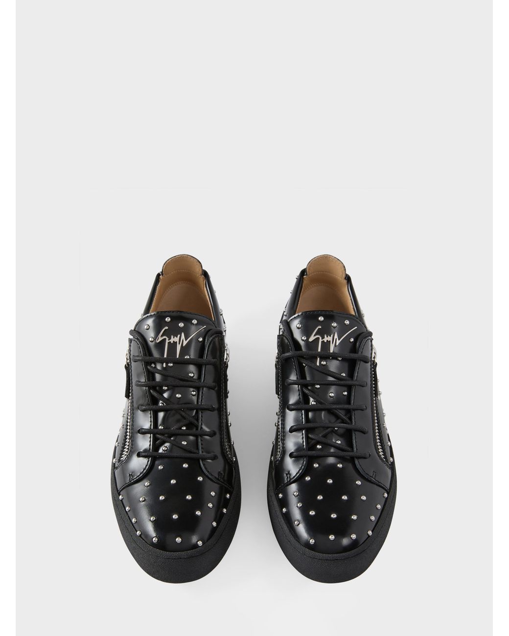 Giuseppe Zanotti Black Frankie Studs Sneaker for men