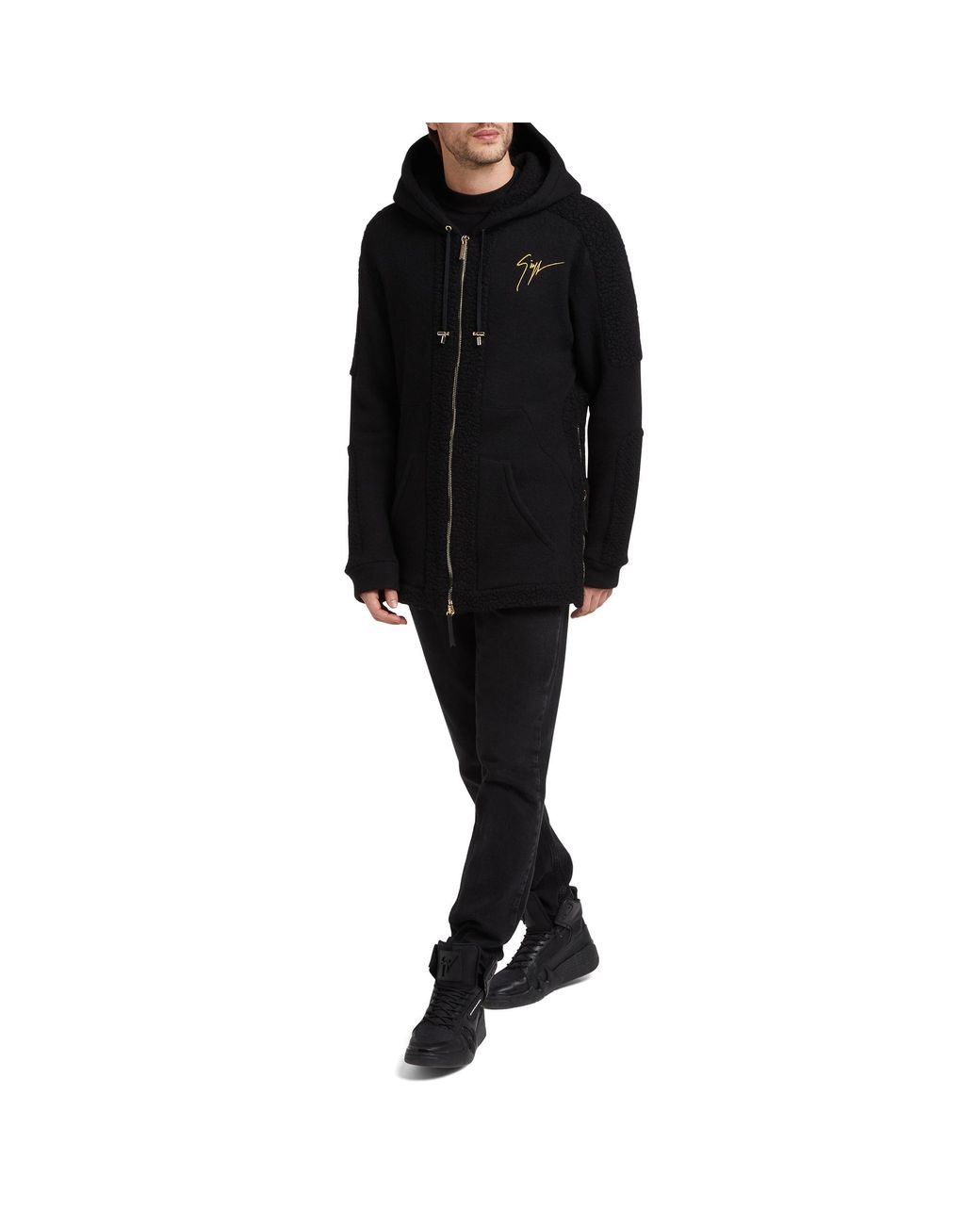 Giuseppe Zanotti Black Lr-26 for men