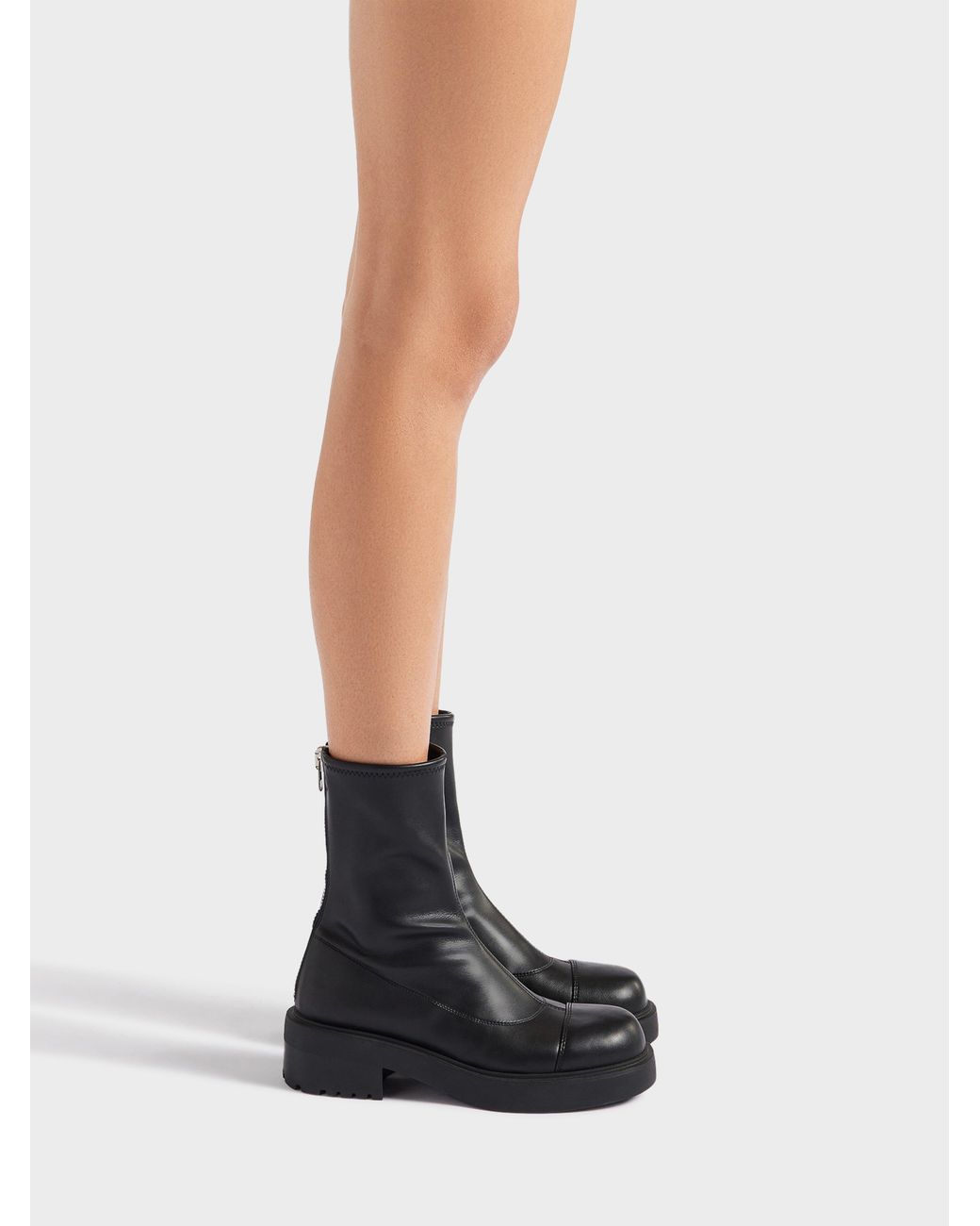Giuseppe Zanotti White Junney Combat Boot