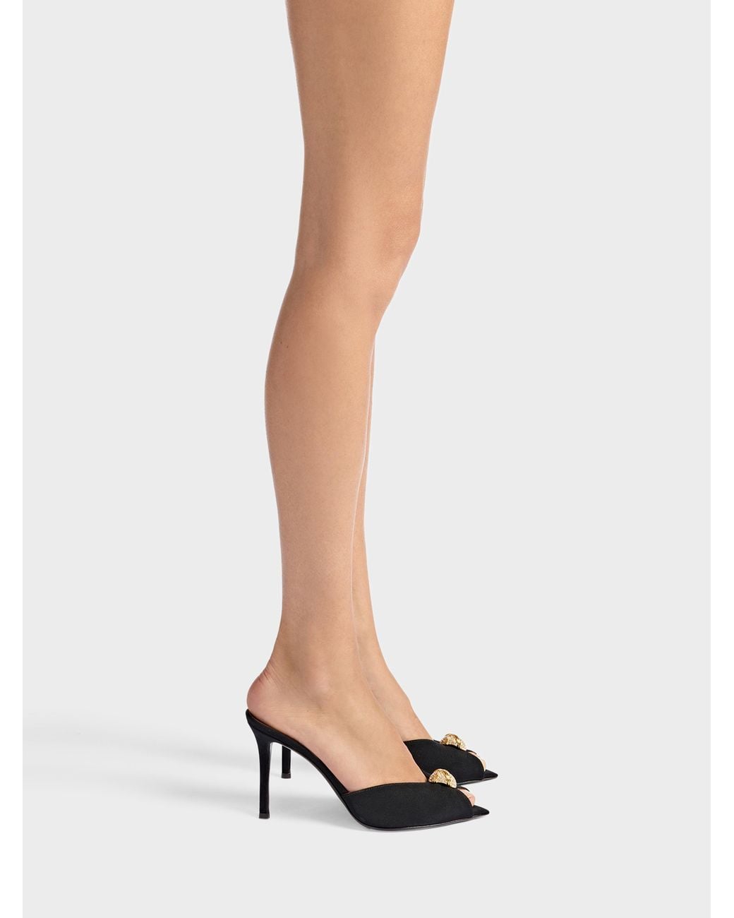 Giuseppe Zanotti Black Intriigo Cocktail Mule 90