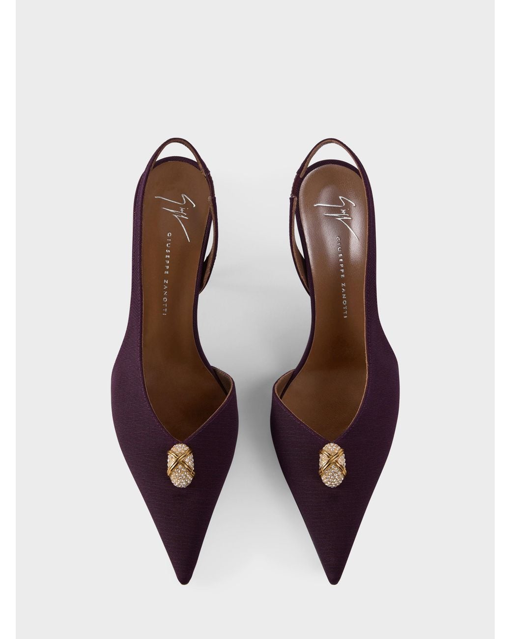 Giuseppe Zanotti Purple Slingback Cocktail 105