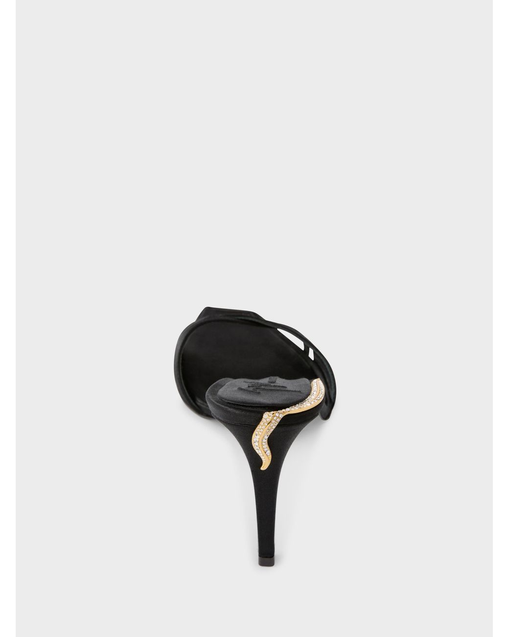 Giuseppe Zanotti Black Salamander Mule 90