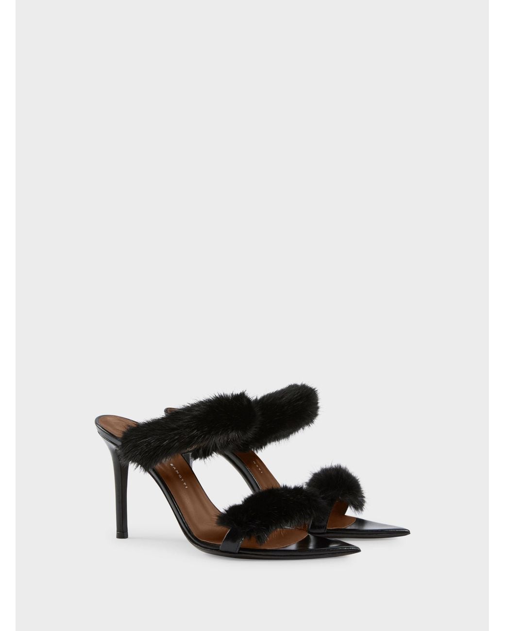 Giuseppe Zanotti White Lizzie Mule 90