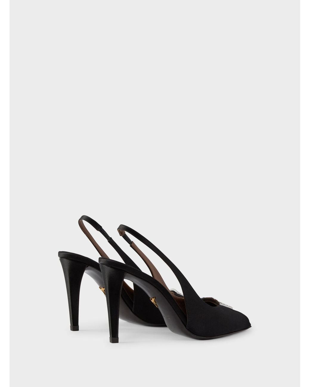 Giuseppe Zanotti Black La Nuit Slingback 90 Pumps