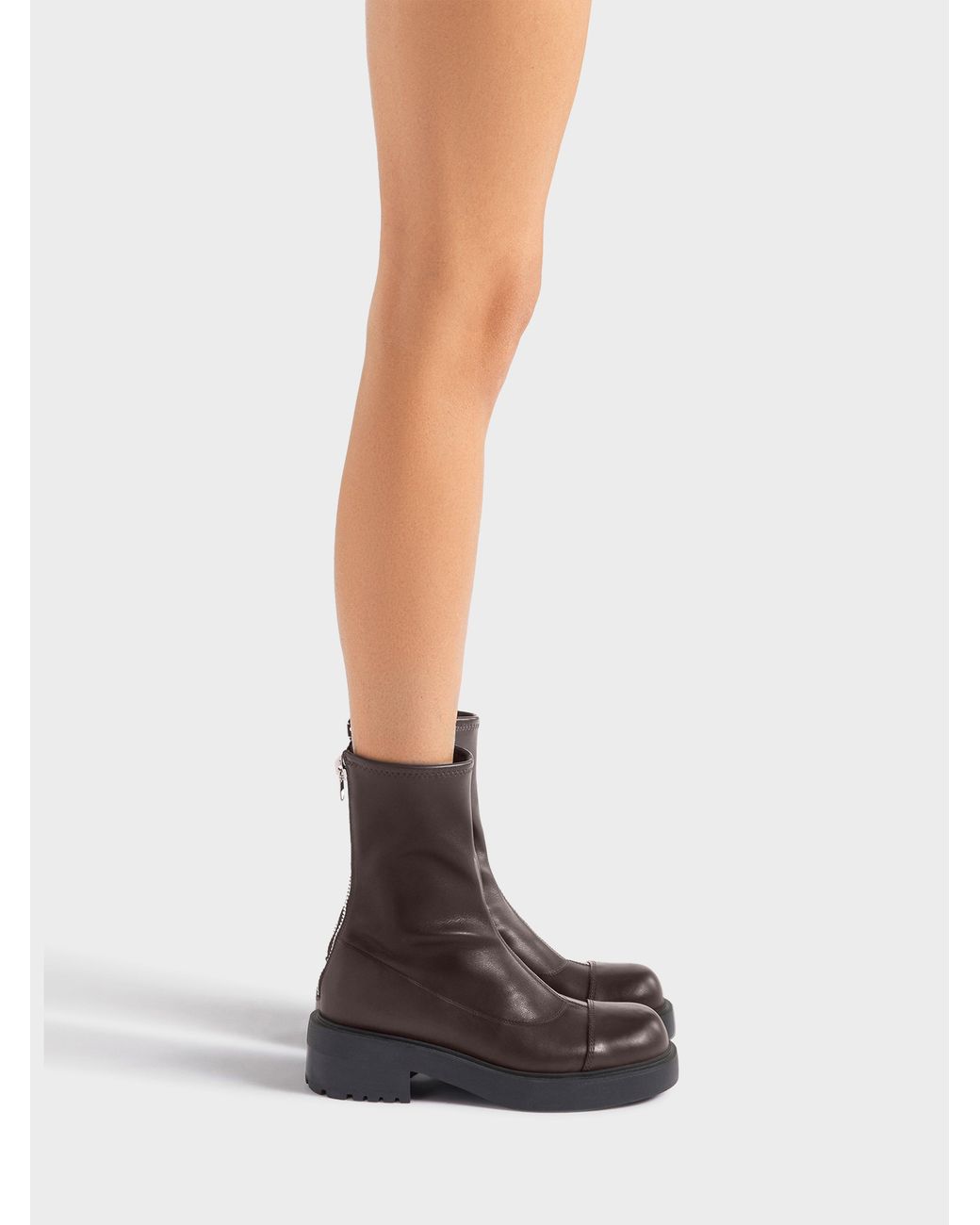 Giuseppe Zanotti White Junney Combat Boot