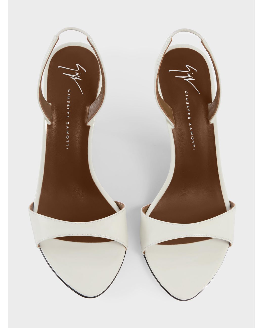 Giuseppe Zanotti White Lilibeth Sandal 90