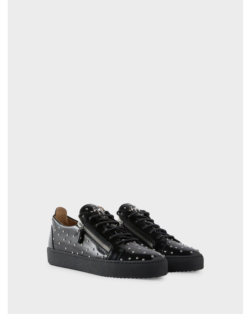 Giuseppe Zanotti Black Frankie Studs Sneaker for men