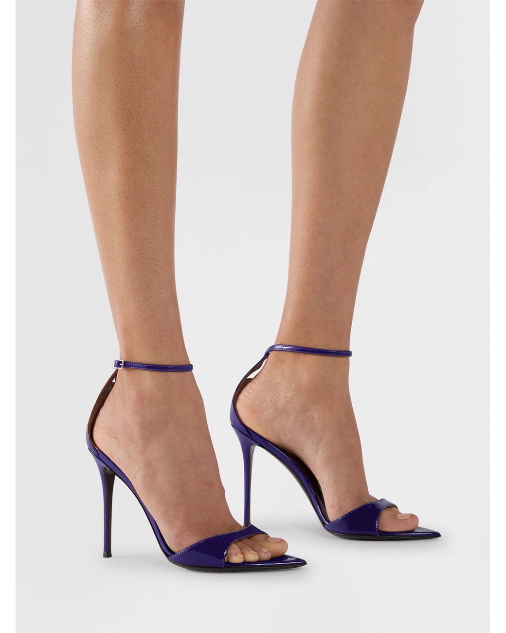 Giuseppe Zanotti White Intriigo Strap Sandal 105
