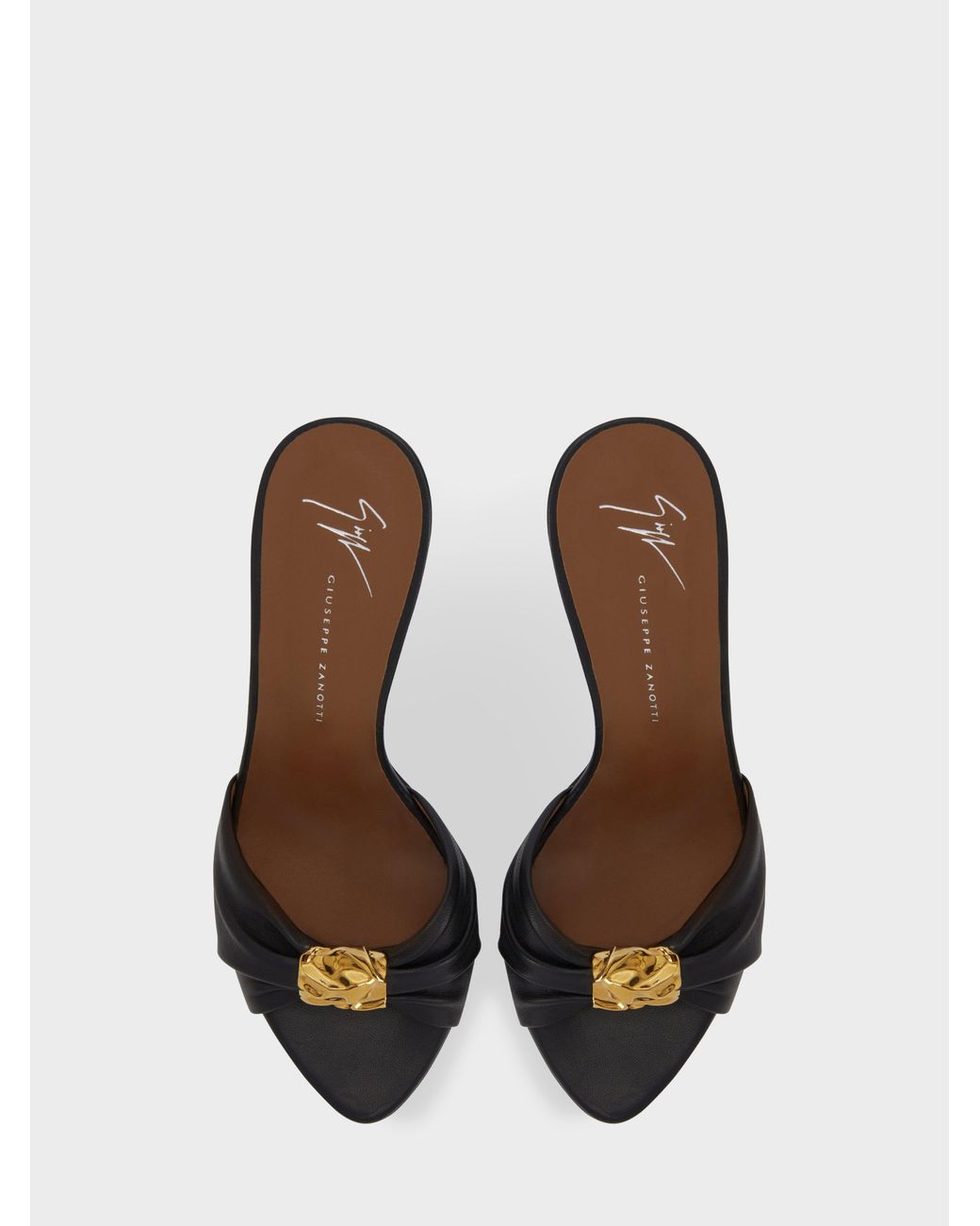 Giuseppe Zanotti Black Cherie Mule 90