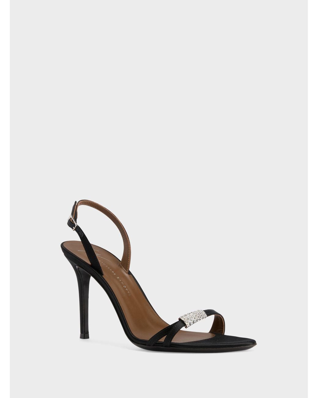 Giuseppe Zanotti White Lena Crystal Sandal 90