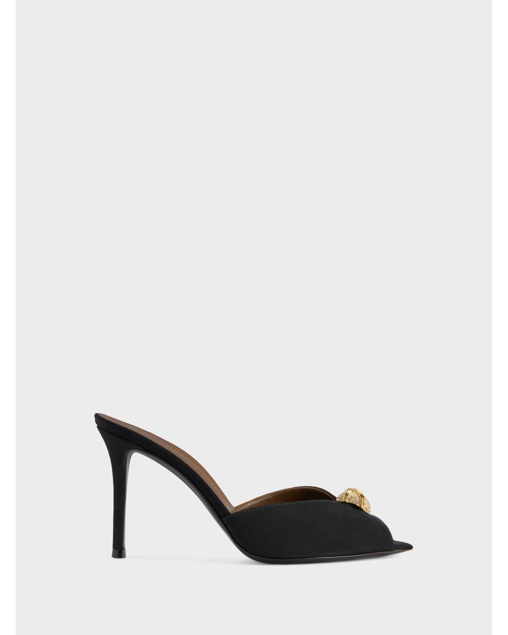 Giuseppe Zanotti Black Intriigo Cocktail Mule 90