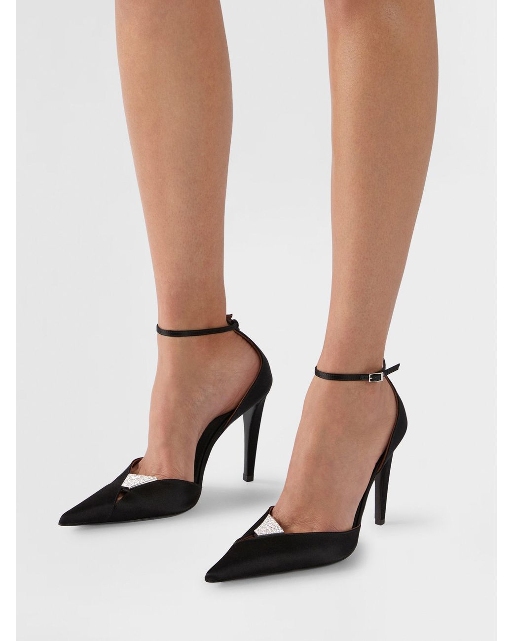 Giuseppe Zanotti White La Nuit D'Orsay Pump 105