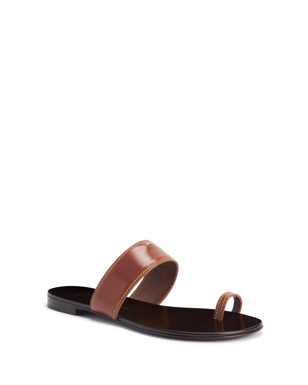 Giuseppe Zanotti Brown Nitis Flat
