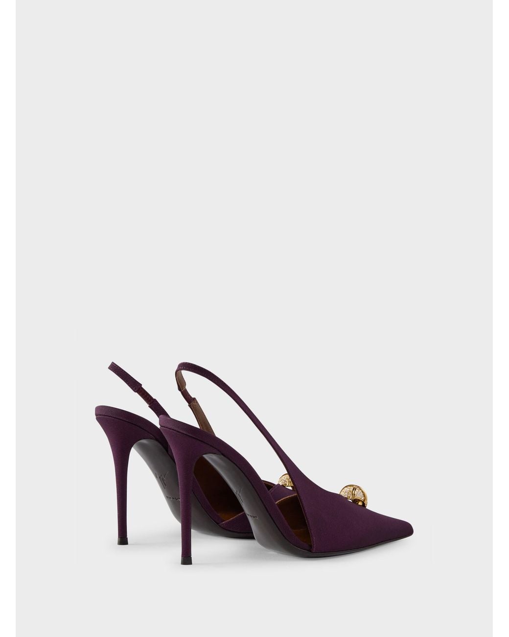 Giuseppe Zanotti Purple Slingback Cocktail 105
