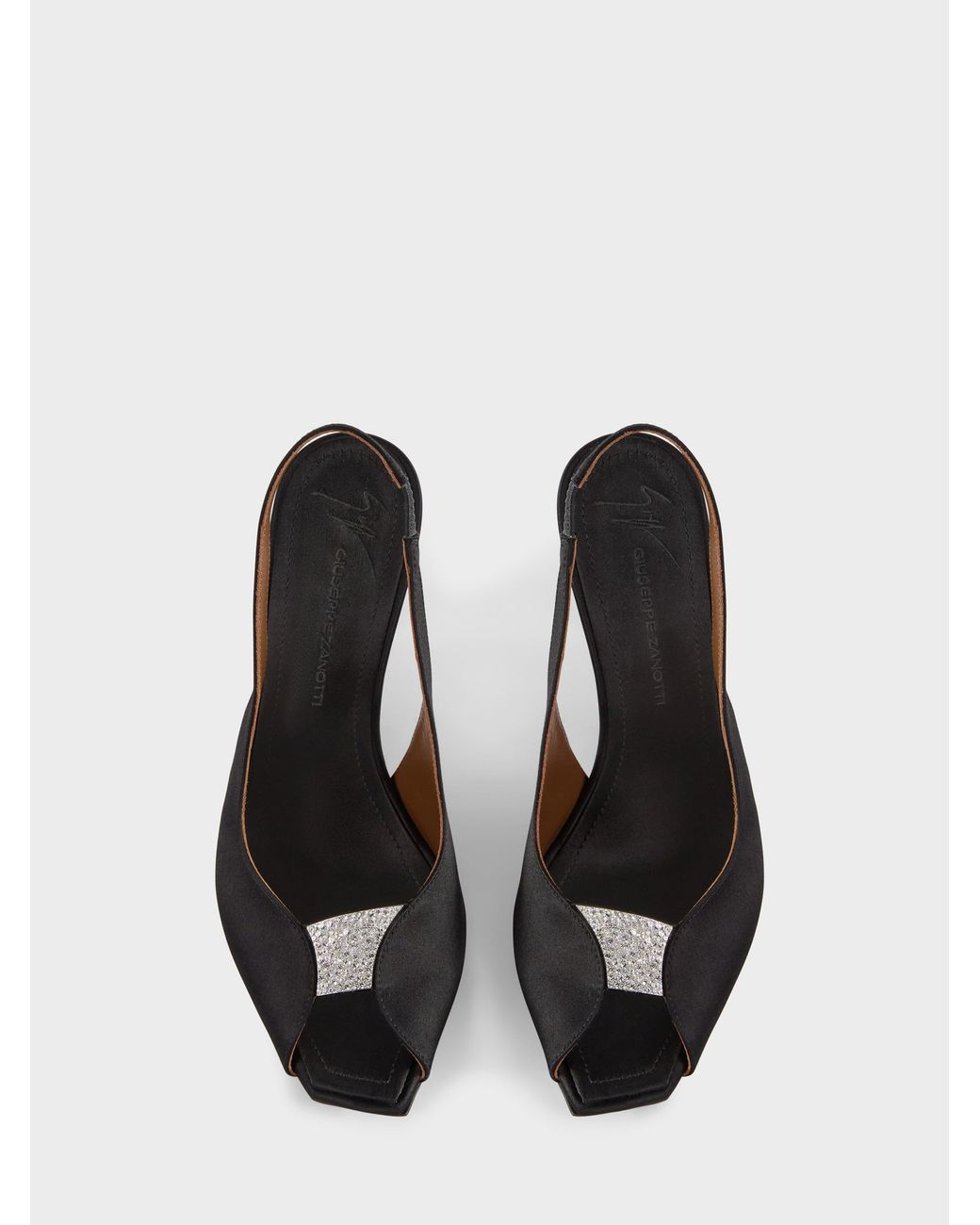 Giuseppe Zanotti Black La Nuit Slingback 90 Pumps