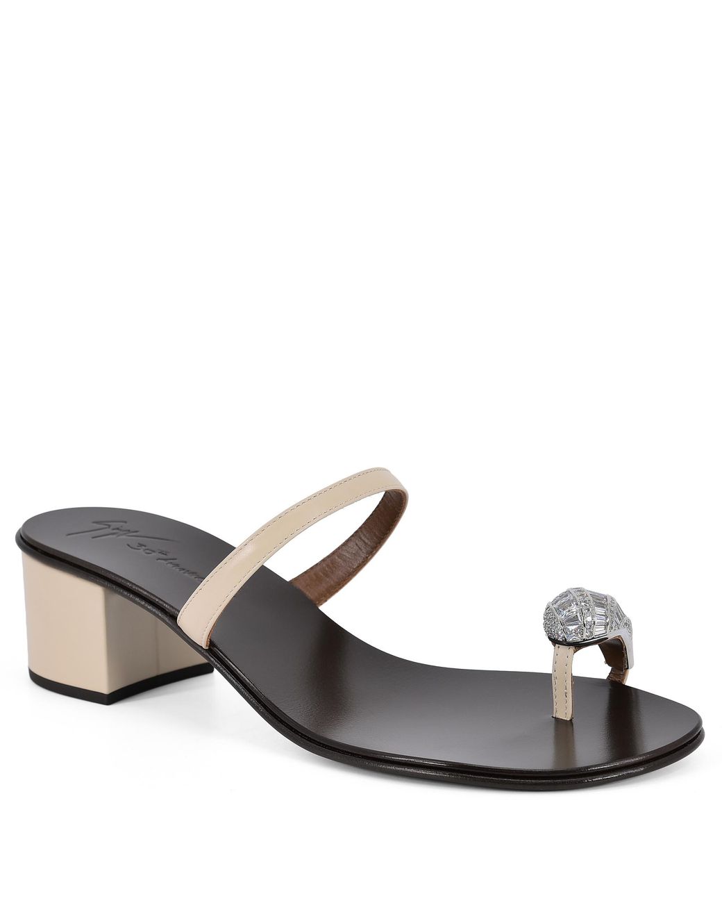 Giuseppe Zanotti White Icon Ring 40