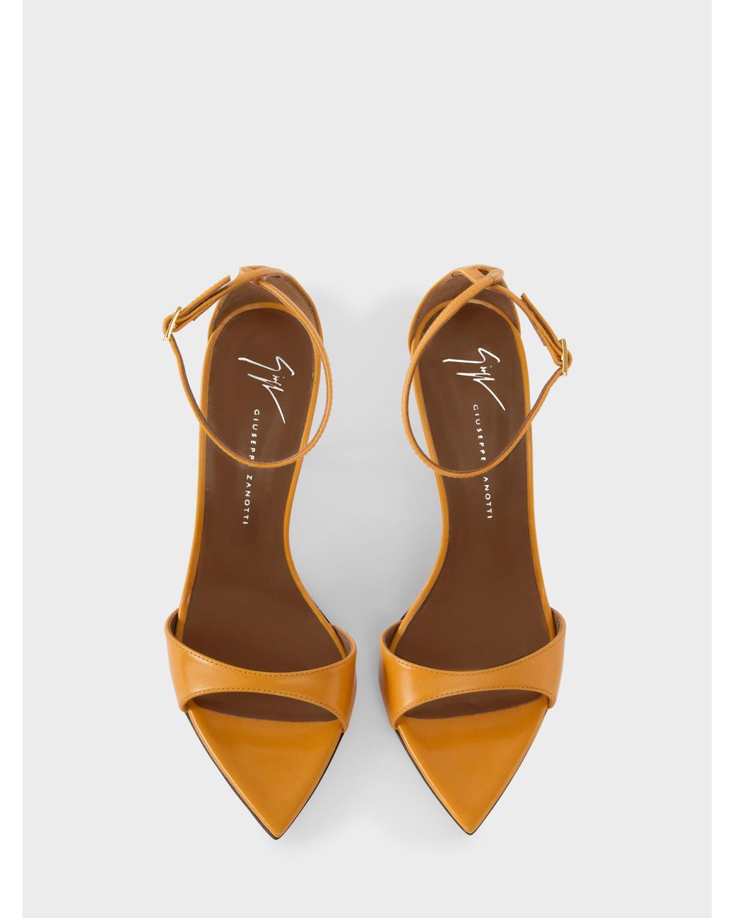 Giuseppe Zanotti White Intriigo Strap Sandal 105
