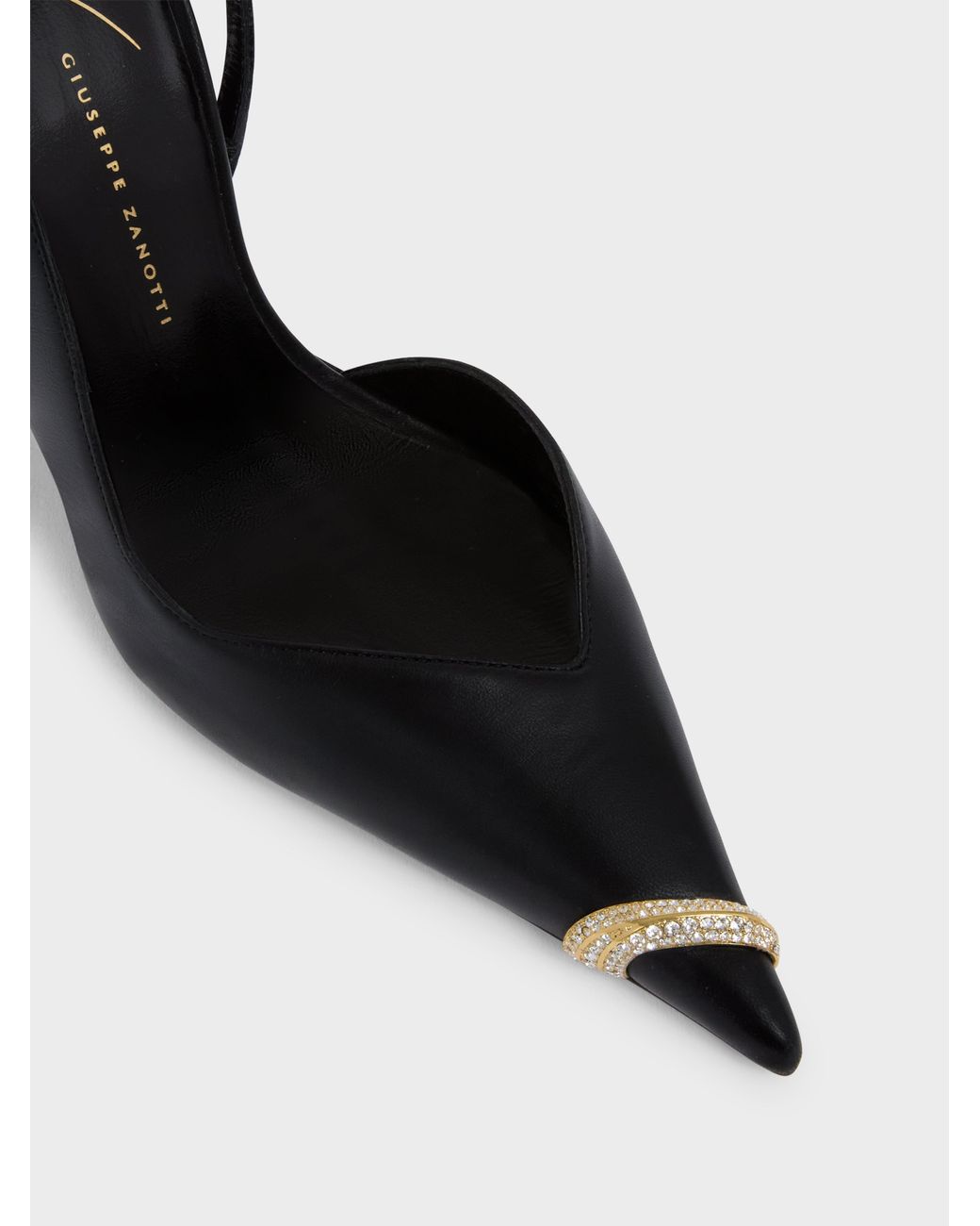 Giuseppe Zanotti White Salamander Slingback 105