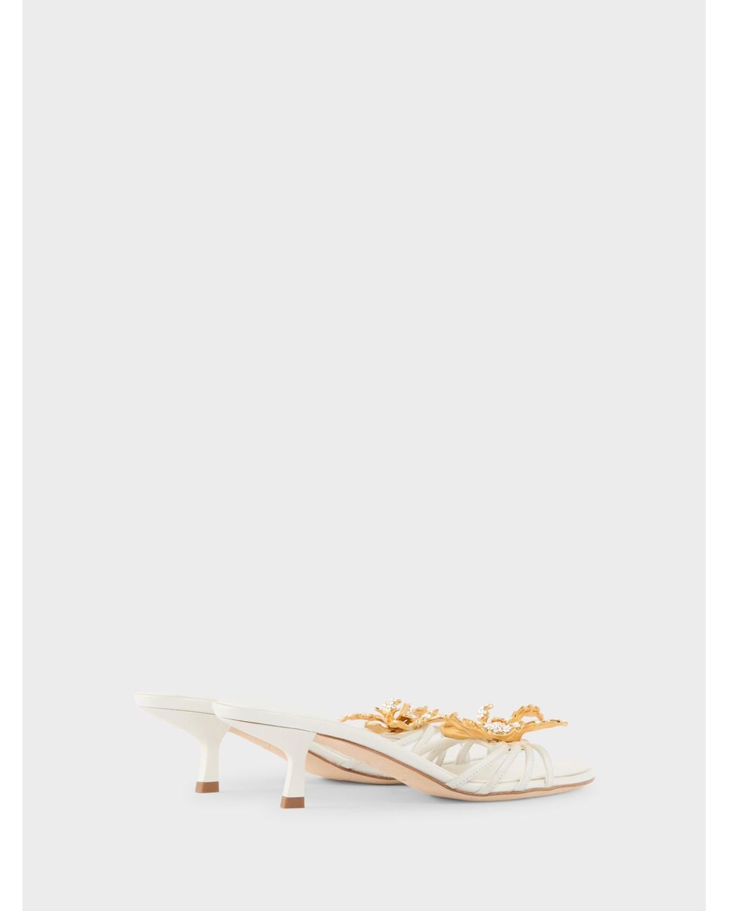 Giuseppe Zanotti Natural Orchid Crystal Mule 50
