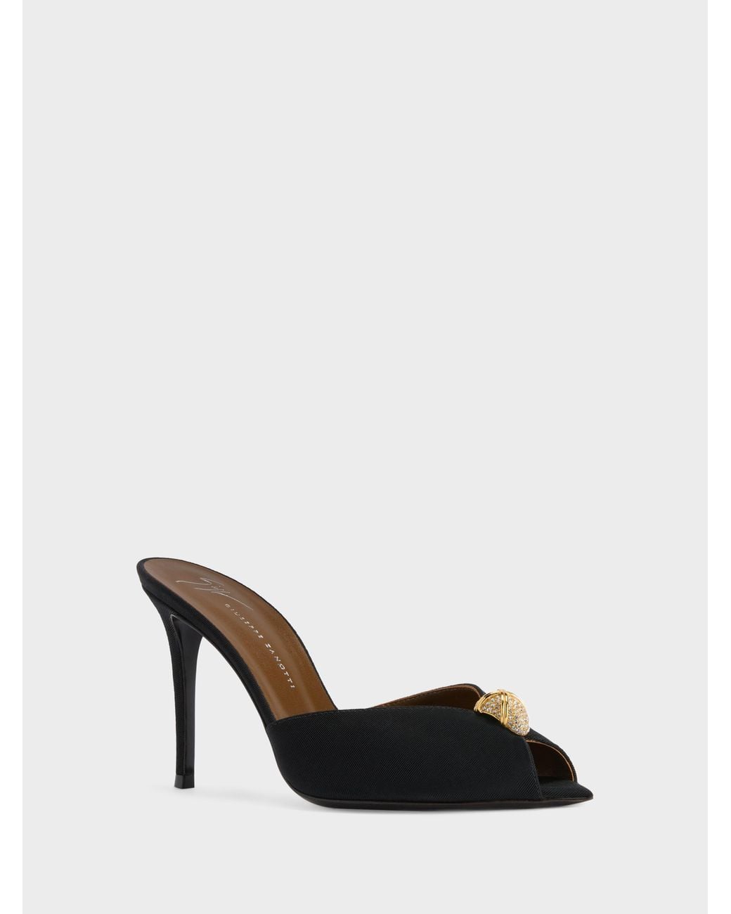 Giuseppe Zanotti Black Intriigo Cocktail Mule 90