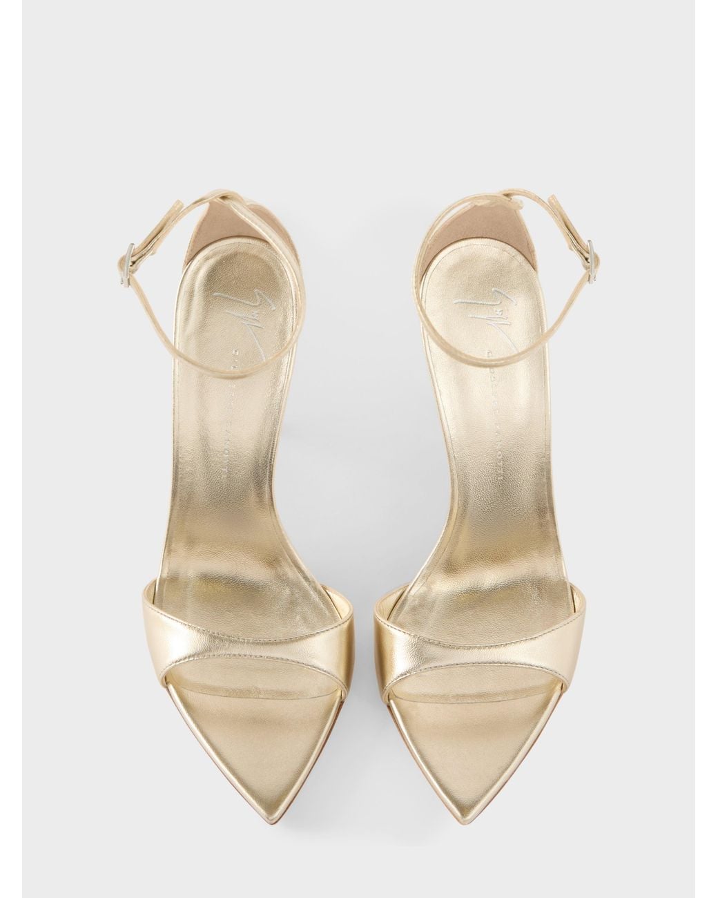 Giuseppe Zanotti Natural Intriigo Strap Sandal 105