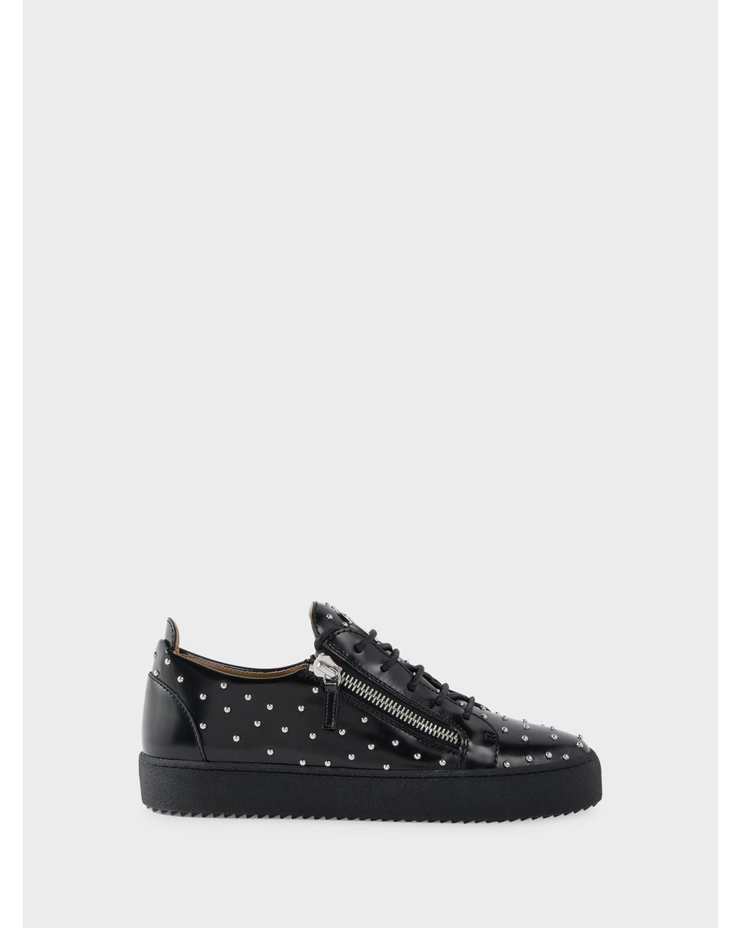 Giuseppe Zanotti Black Frankie Studs Sneaker for men