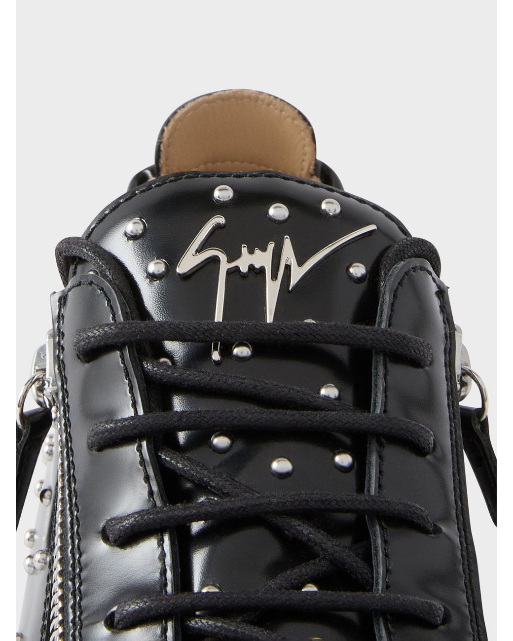 Giuseppe Zanotti Black Frankie Studs Sneaker for men