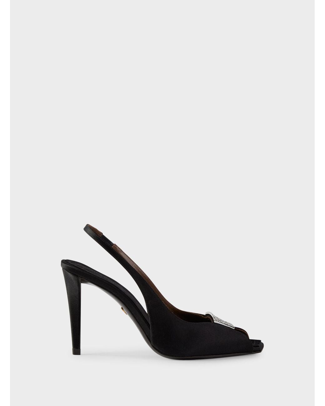 Giuseppe Zanotti Black La Nuit Slingback 90 Pumps