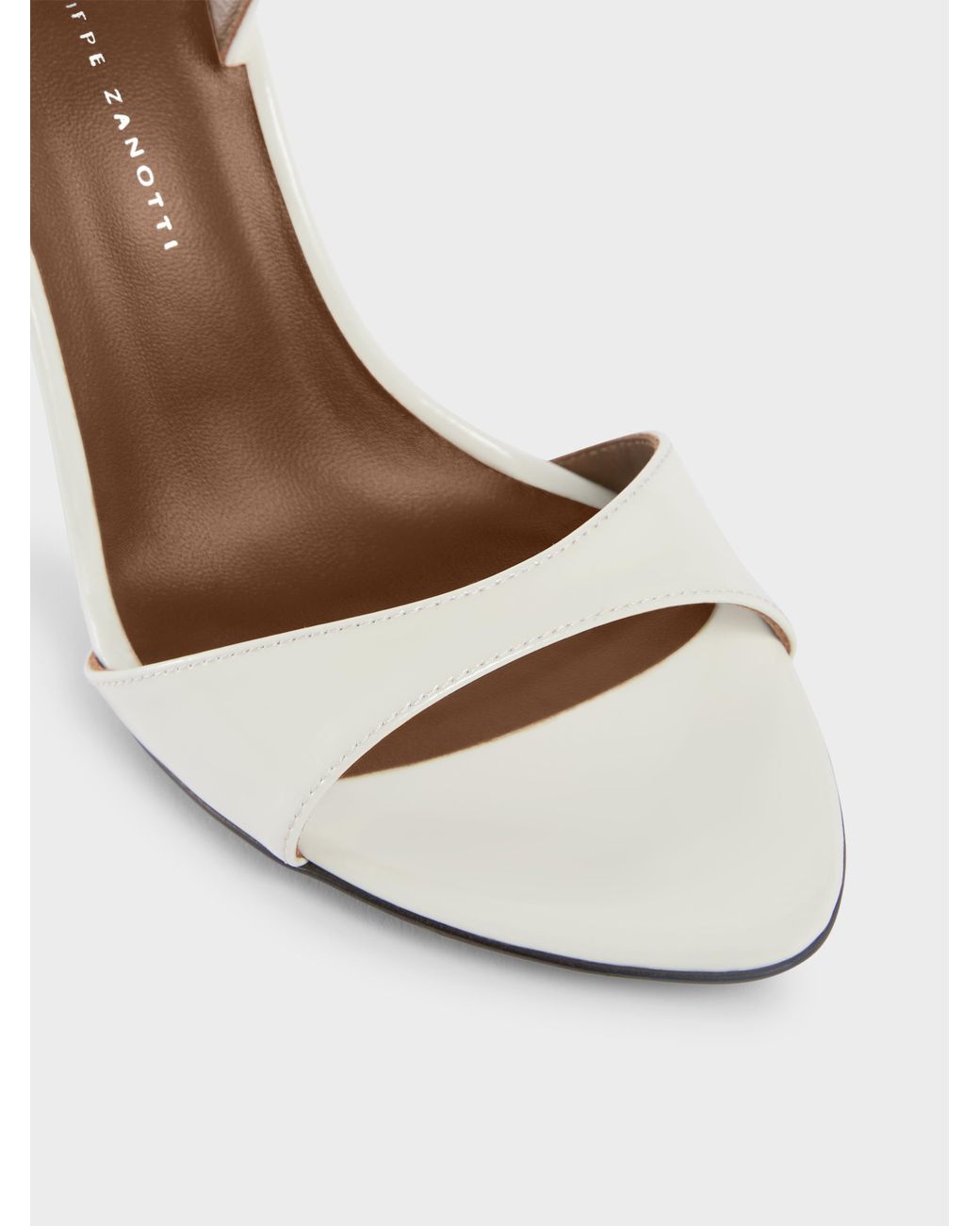 Giuseppe Zanotti White Lilibeth Sandal 90