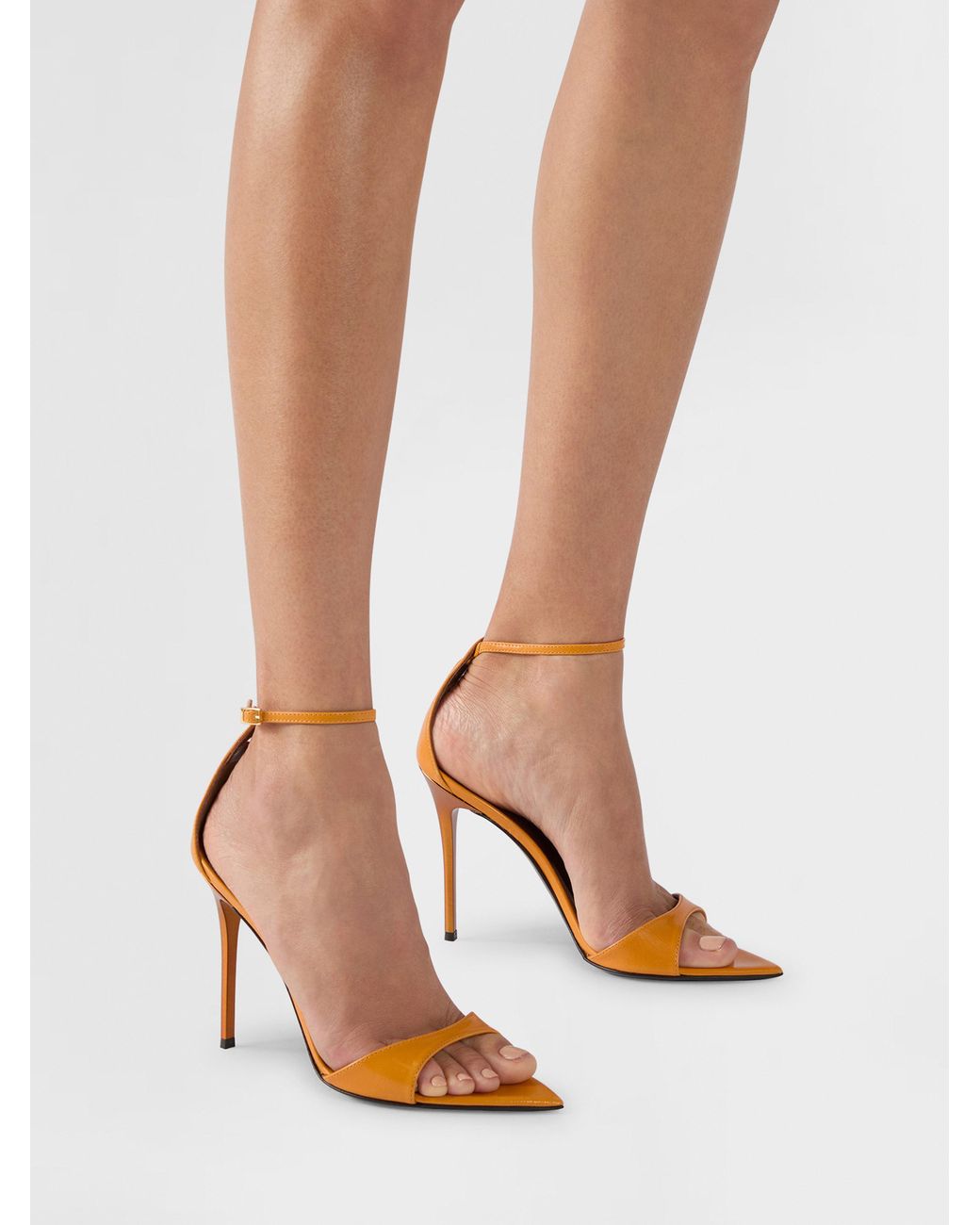 Giuseppe Zanotti White Intriigo Strap Sandal 105
