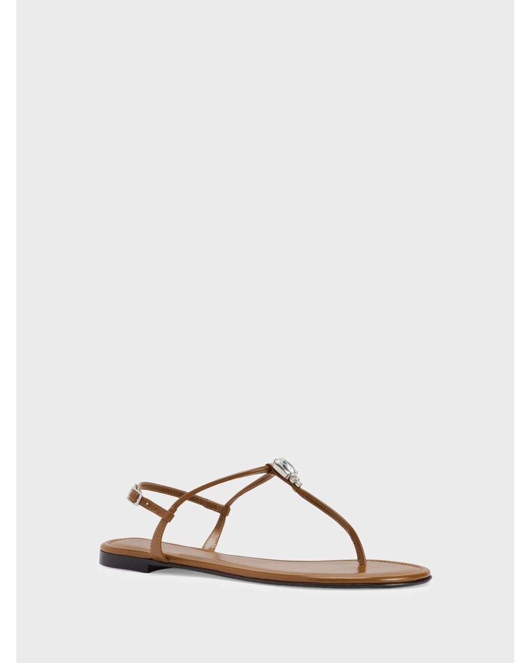 Giuseppe Zanotti Natural Maeeve Flat Sandal