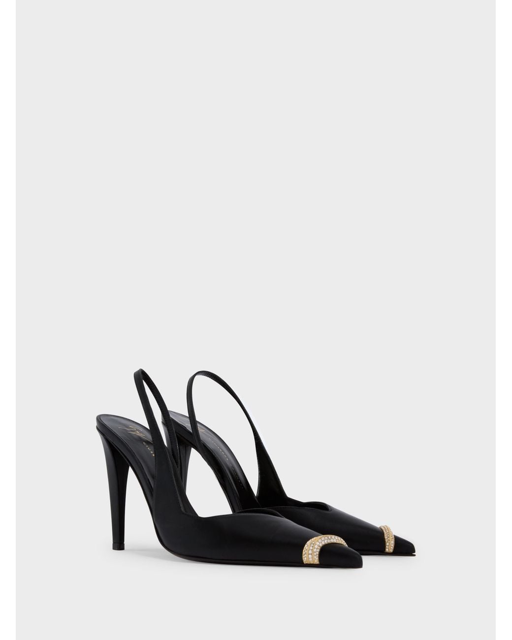Giuseppe Zanotti White Salamander Slingback 105