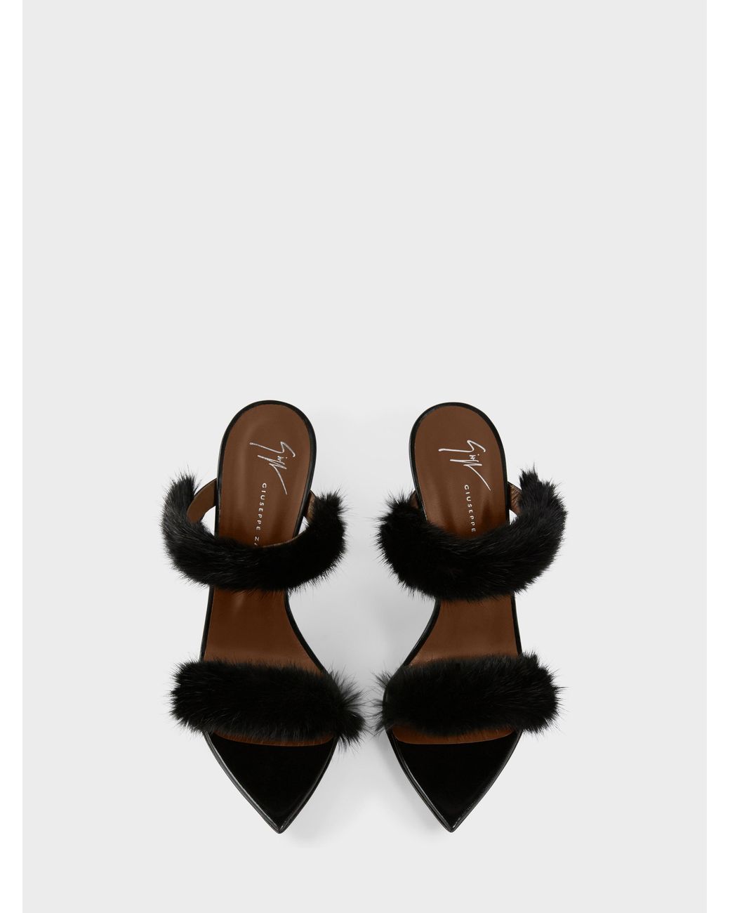 Giuseppe Zanotti White Lizzie Mule 90