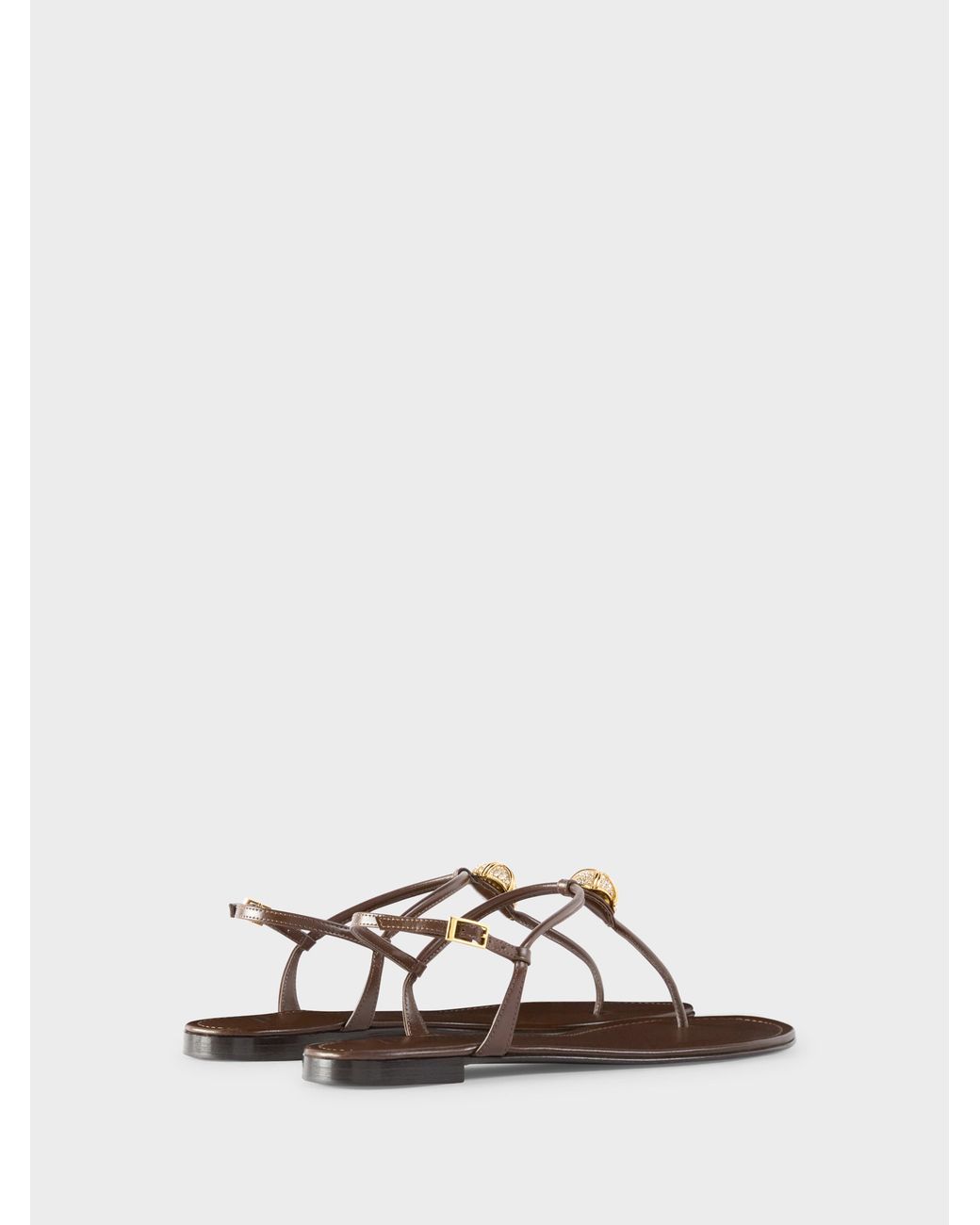 Giuseppe Zanotti Natural Cocktail Flat Sandal
