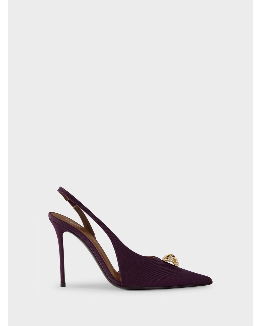Giuseppe Zanotti Purple Slingback Cocktail 105