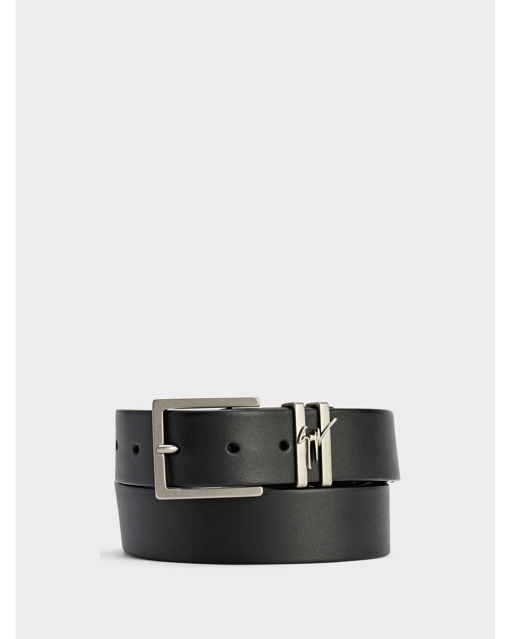 Giuseppe Zanotti White Teodore Belt for men