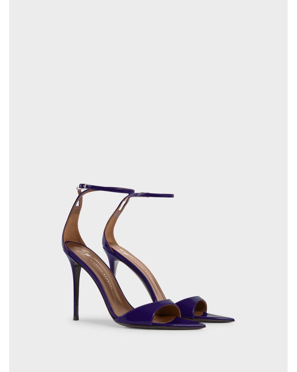 Giuseppe Zanotti White Intriigo Strap Sandal 105