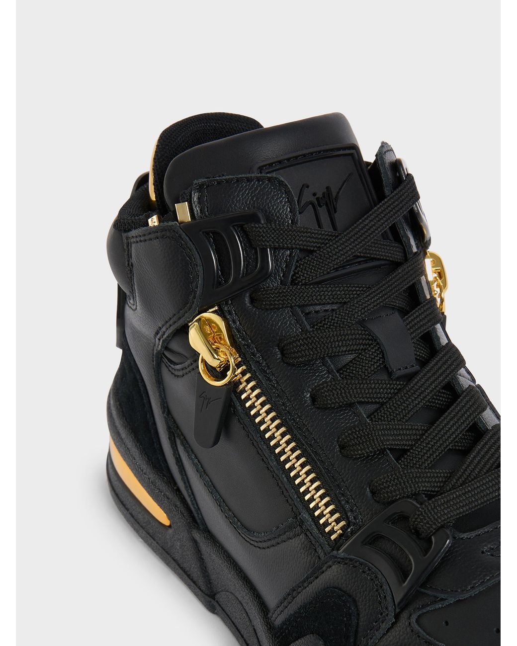 Giuseppe Zanotti Black Gz-Ghost High Sneakers for men