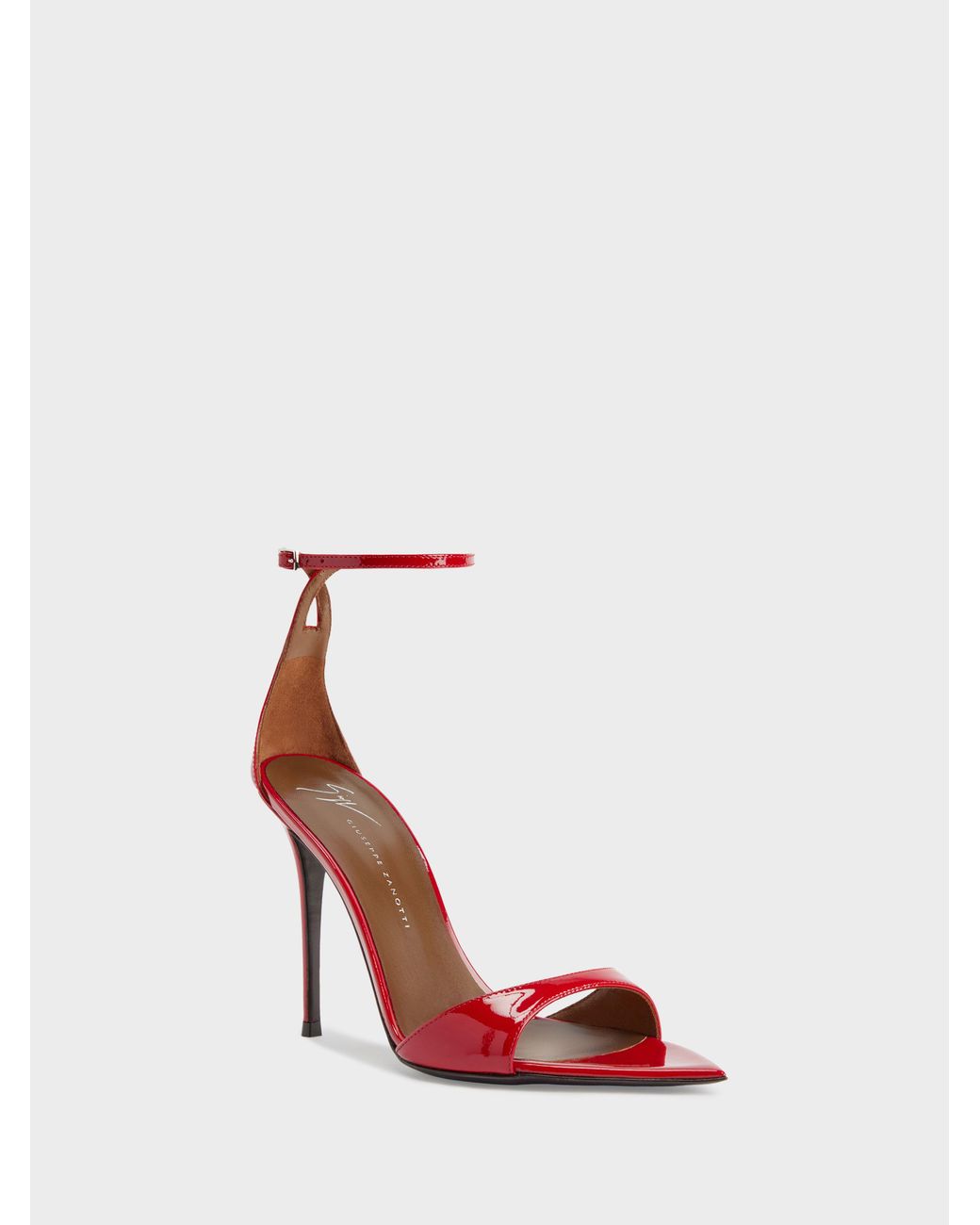 Giuseppe Zanotti White Intriigo Strap Sandal 105