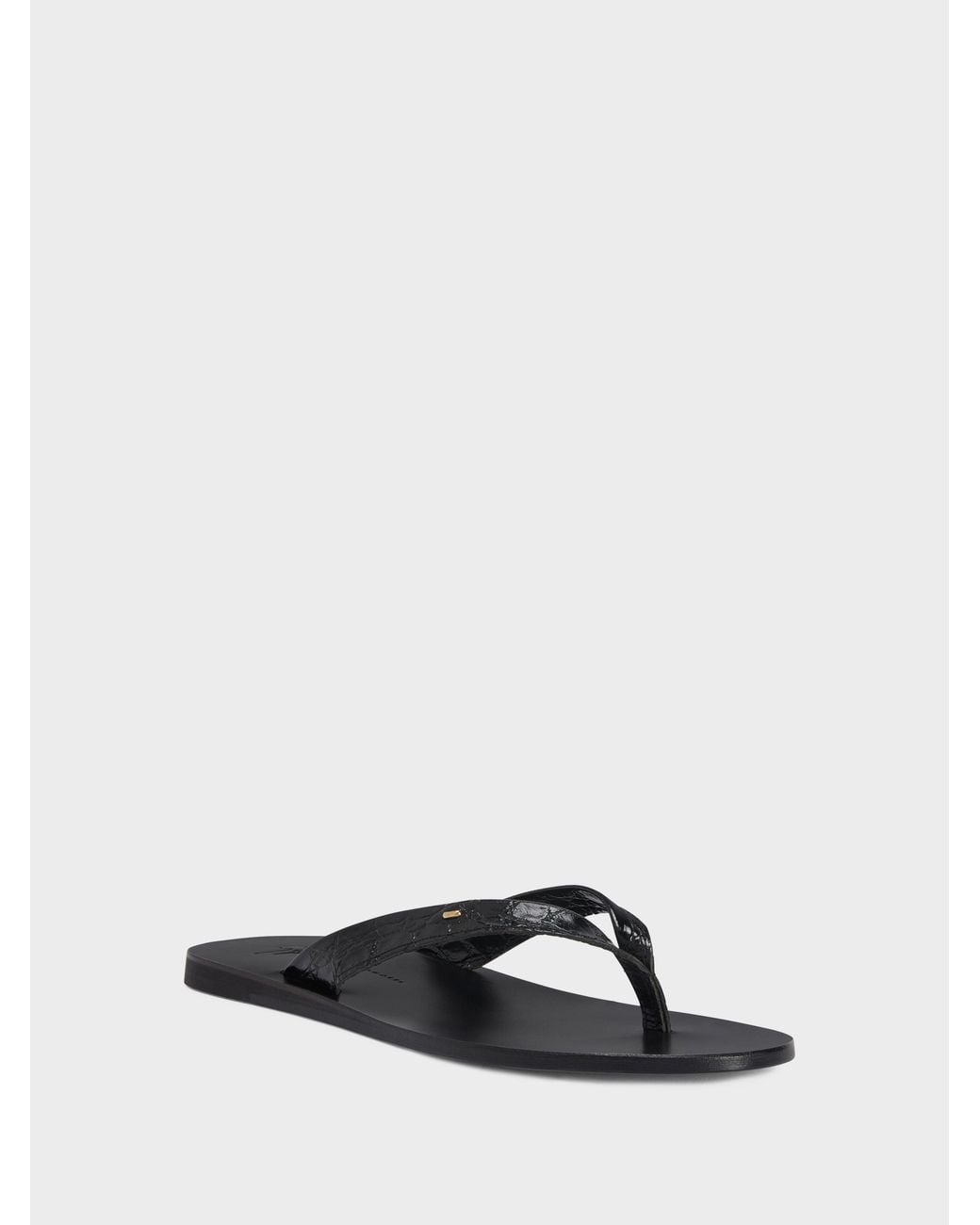 Giuseppe Zanotti Black Philemon Sandal for men