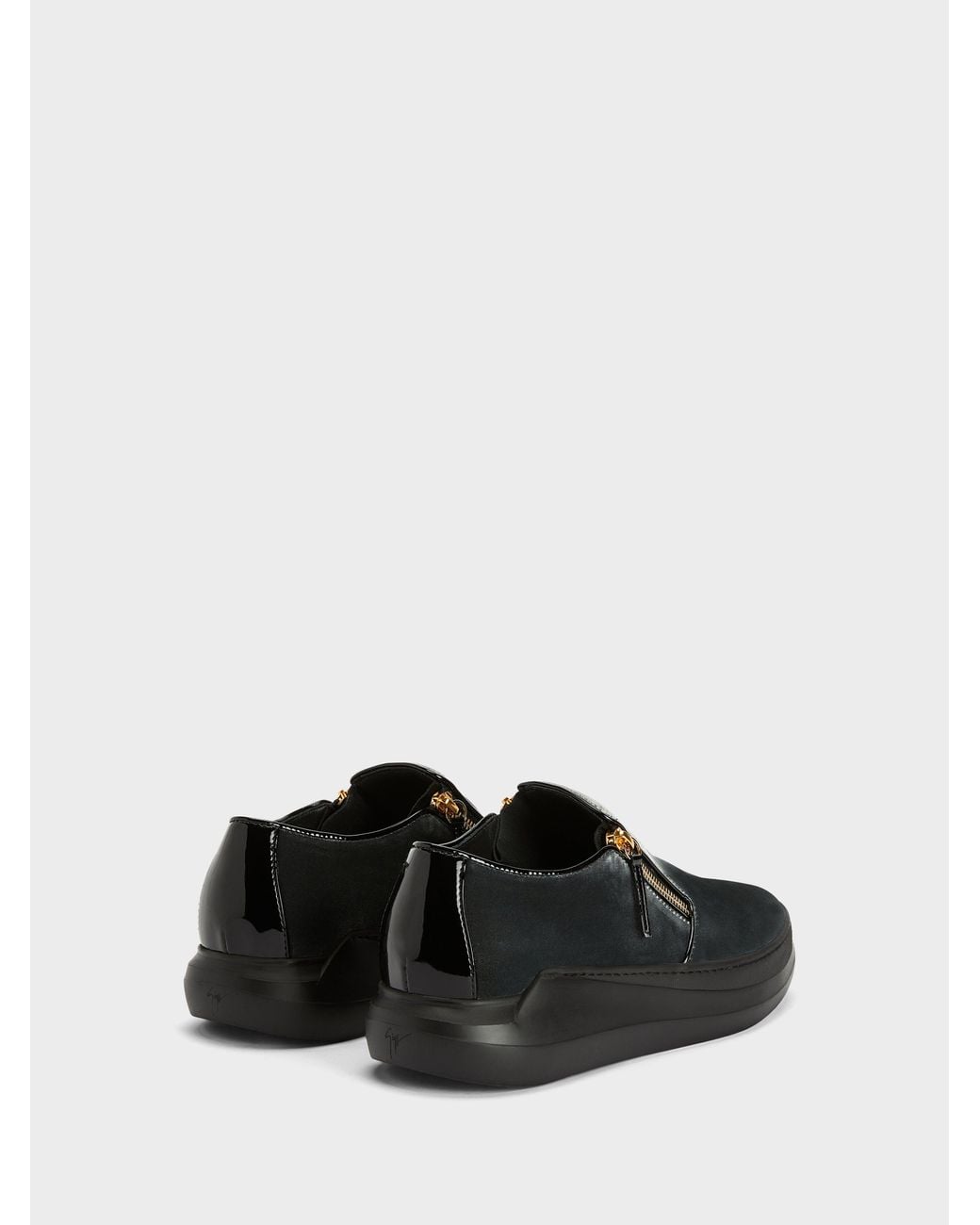 Giuseppe Zanotti White Conley Zip Loafer for men