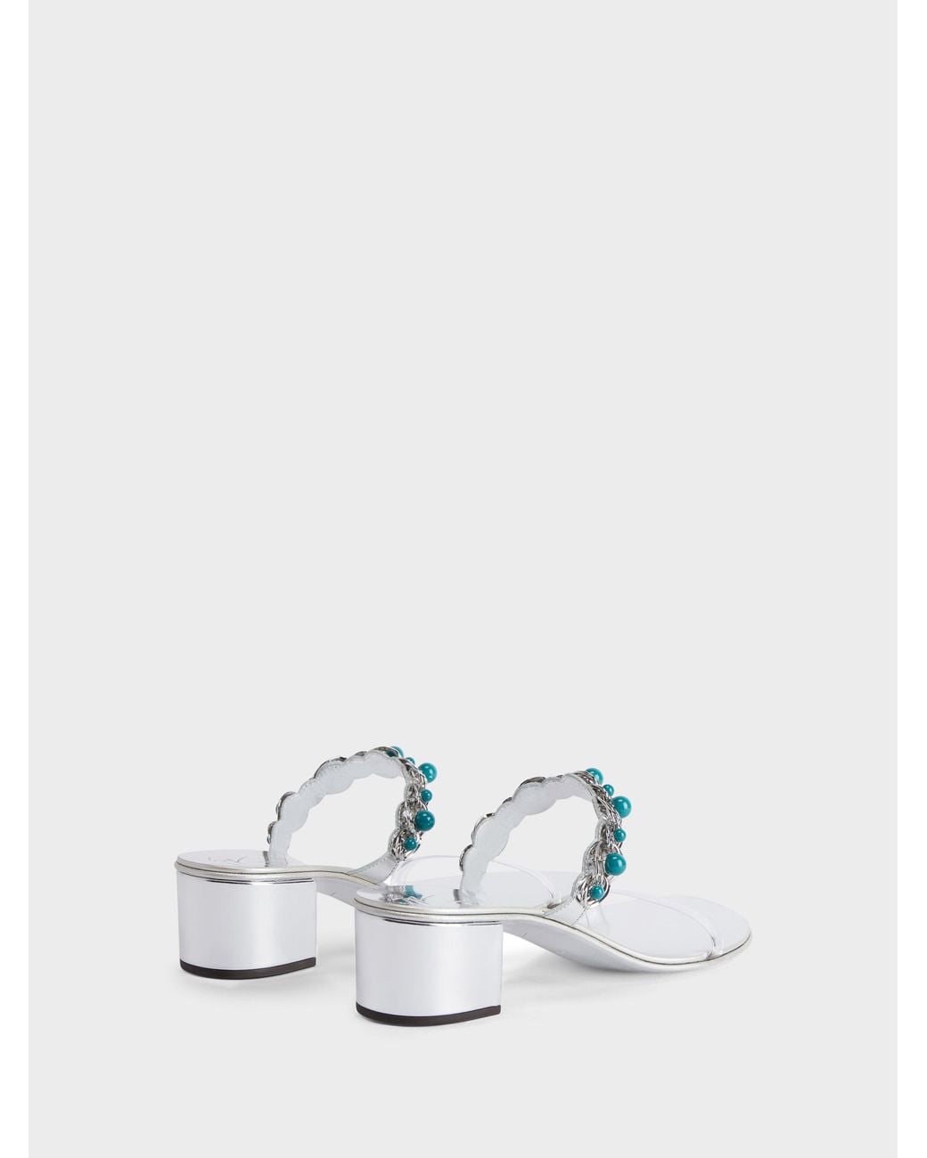 Giuseppe Zanotti White Marguerithe Mule 40
