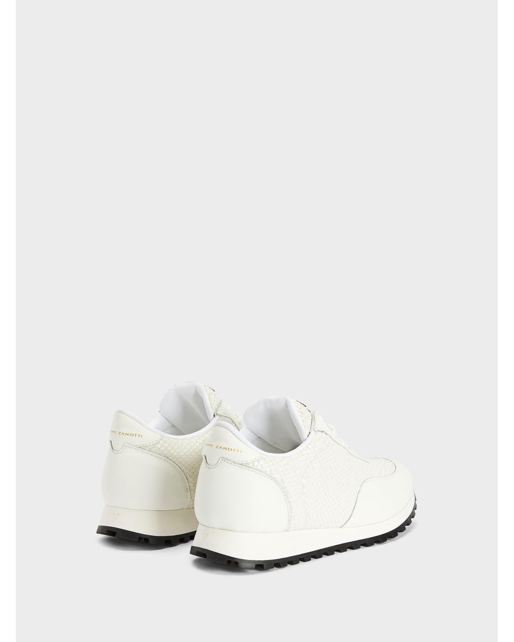 Giuseppe Zanotti White Jimi Running Sneakers for men