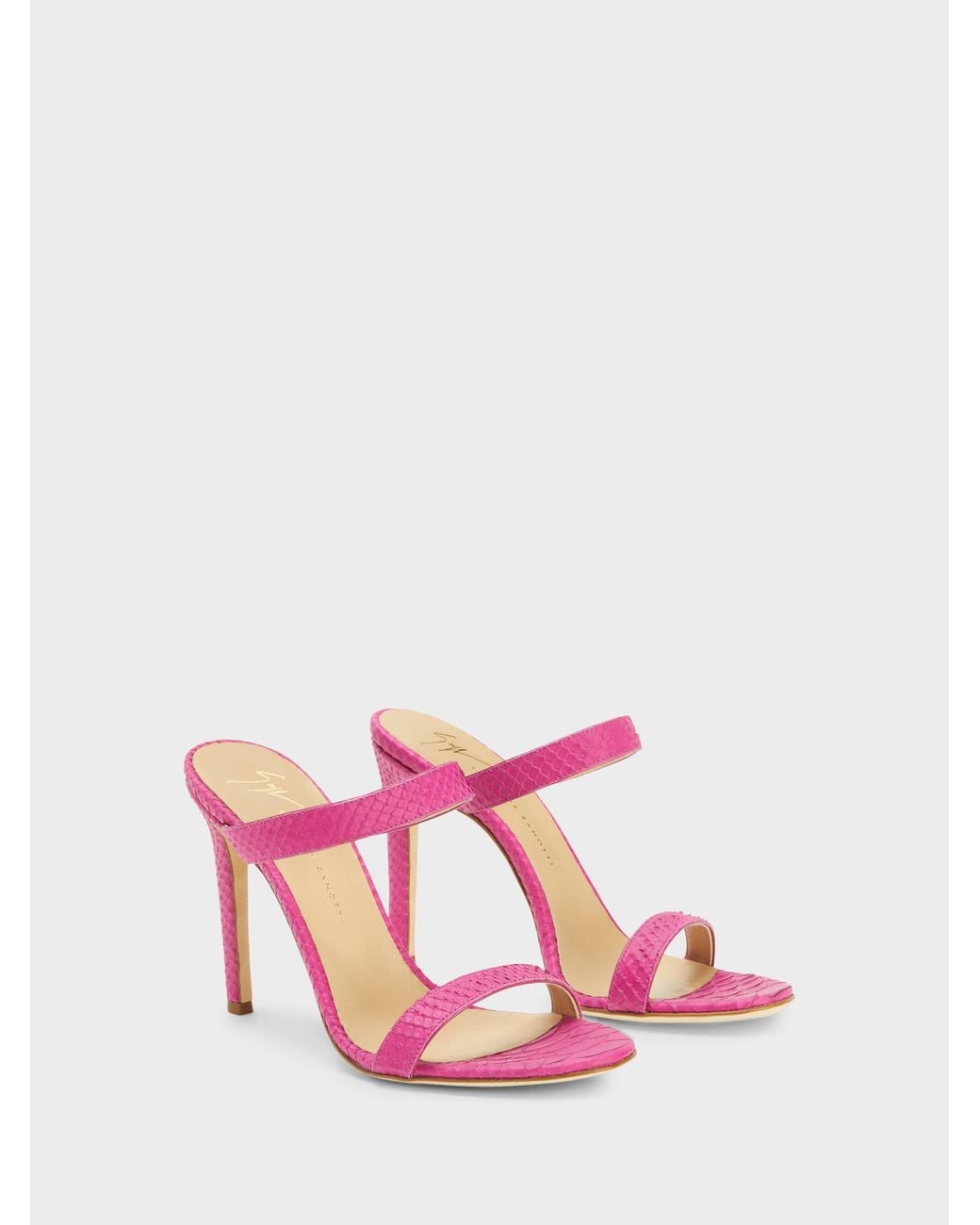 Giuseppe Zanotti Pink Calista Mule